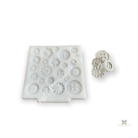 ÇOKLU DÜĞME SİLİKON KALIP 10*10 CM