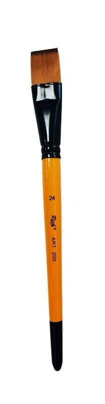 RICH ART 200 SERİSİ SENTETİK KIL DÜZ KESİK FIRÇA NO: 22