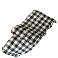 KARELİ KUMAŞ SİYAH BEYAZ ORTA 160CM