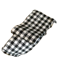 KARELİ KUMAŞ SİYAH BEYAZ ORTA 160CM