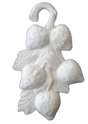 ÇİLEK DUVAR OBJE 24 X 14.5 CM