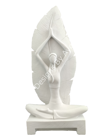 BÜYÜK YAPRAKLI YOGACI KADIN 33X14 CM