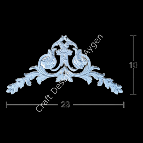 Boyanabilir Çıta&Aplik Objeler -ESNEK APLİK EA 07 23 X 10 CM