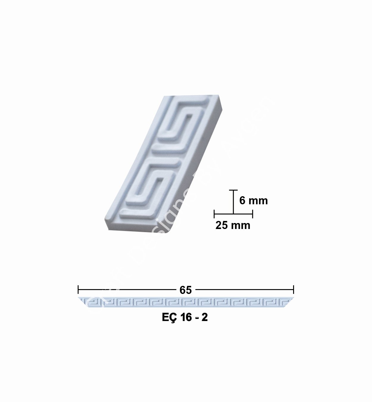 EÇ16-2 65 cm ESNEK MOBİLYA ÇITASI