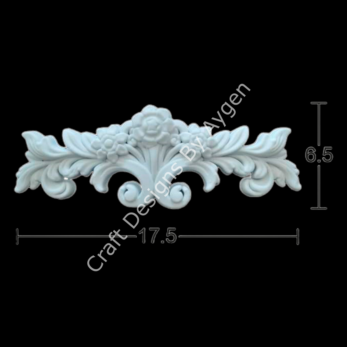 Boyanabilir Çıta&Aplik Objeler -ESNEK APLİK EA 10 17.5 X 6.5 CM