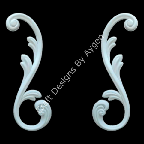 Boyanabilir Çıta&Aplik Objeler -ESNEK APLİK EA 12 17 X 5 CM