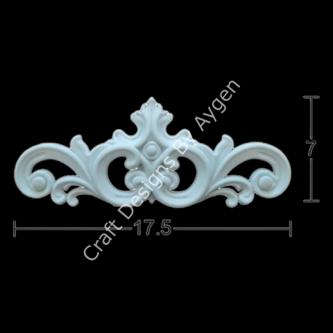 Boyanabilir Çıta&Aplik Objeler -ESNEK APLİK EA 13 17.5 X 7 CM