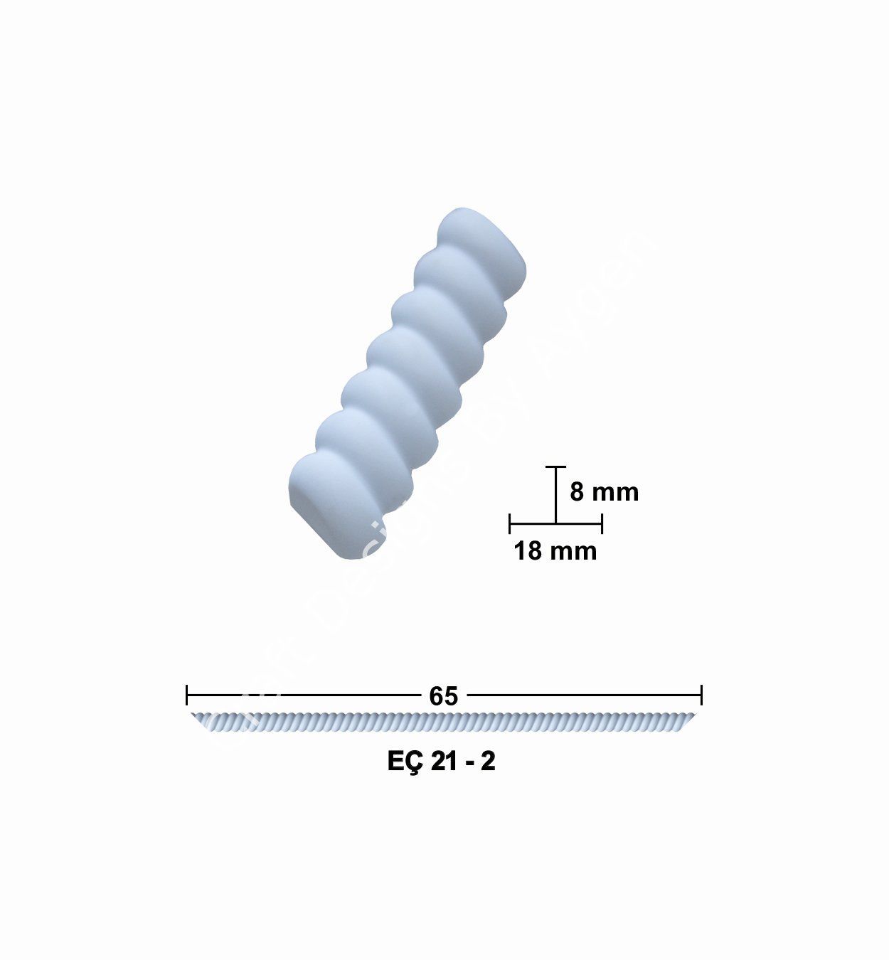 EÇ 21-2 65 cm ESNEK MOBİLYA ÇITASI