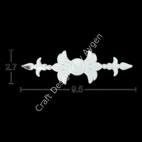 Boyanabilir Çıta&Aplik Objeler -ESNEK APLİK EA 30 9.5 X 2.7 CM