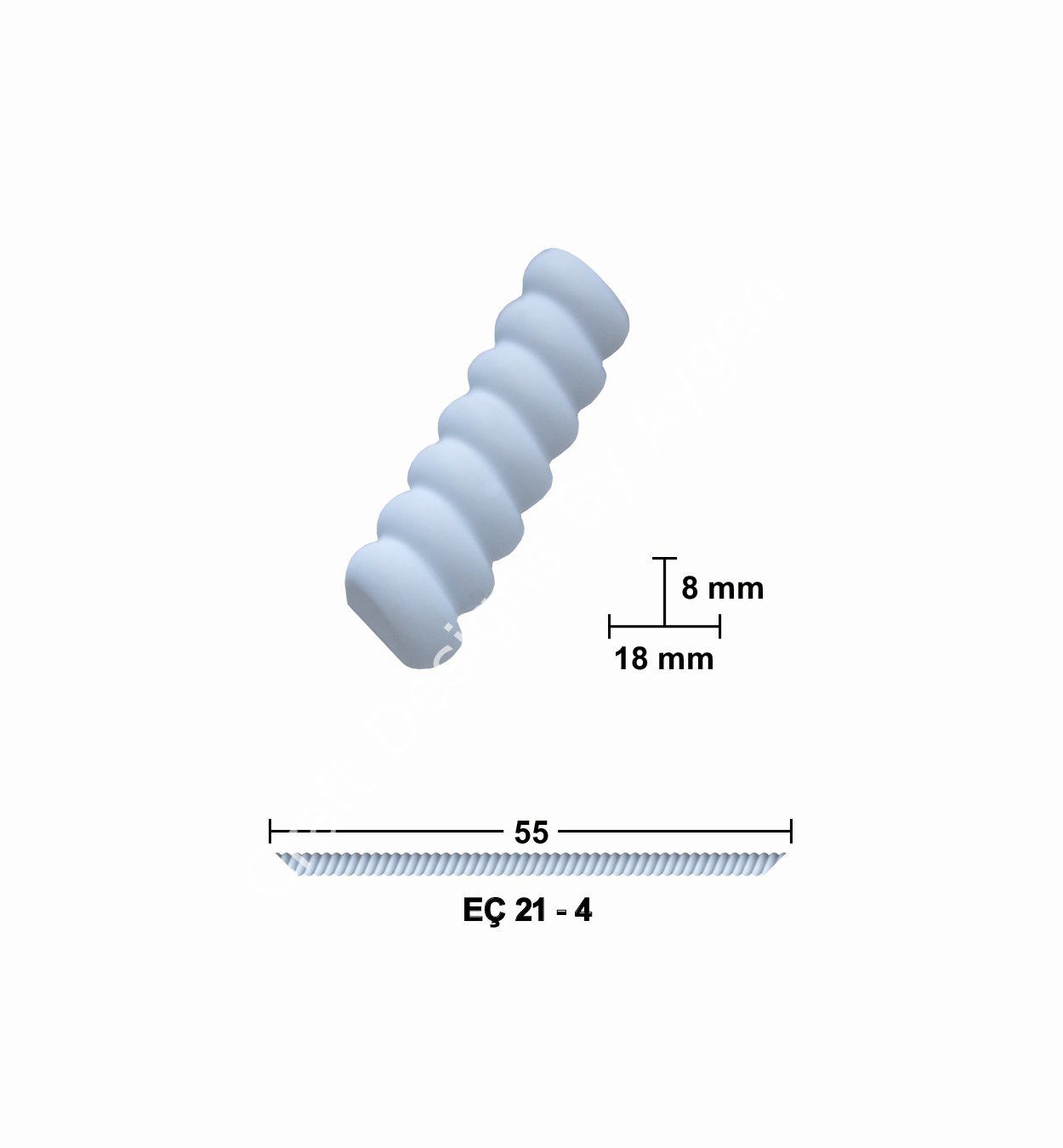 EÇ 21-4 55 cm ESNEK MOBİLYA ÇITASI