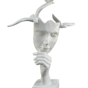 ÜÇ KUŞLU ADAM MASK 32X20 CM