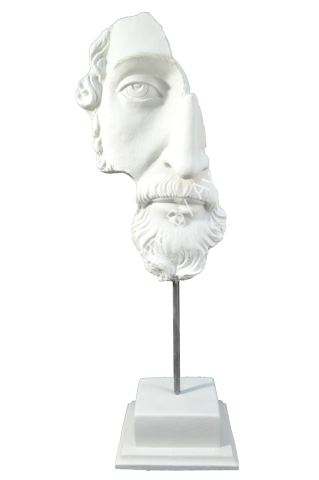 ZEUS BÜST KAİDELİ 52X16 CM