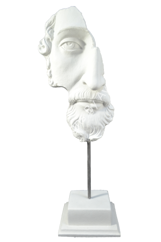 ZEUS BÜST KAİDELİ 52X16 CM