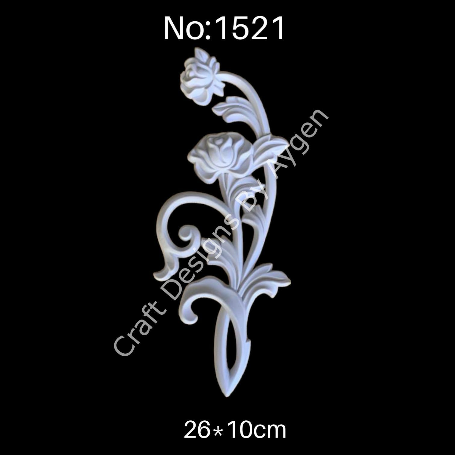 Boyanabilir Çıta&Aplik Objeler -ESNEK APLİK EA 1521