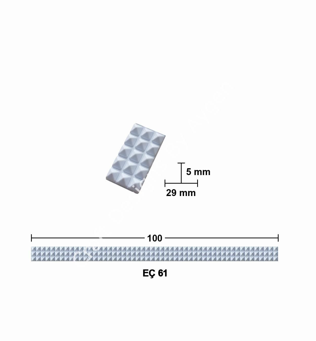 EÇ 61 100 cm ESNEK MOBİLYA ÇITASI