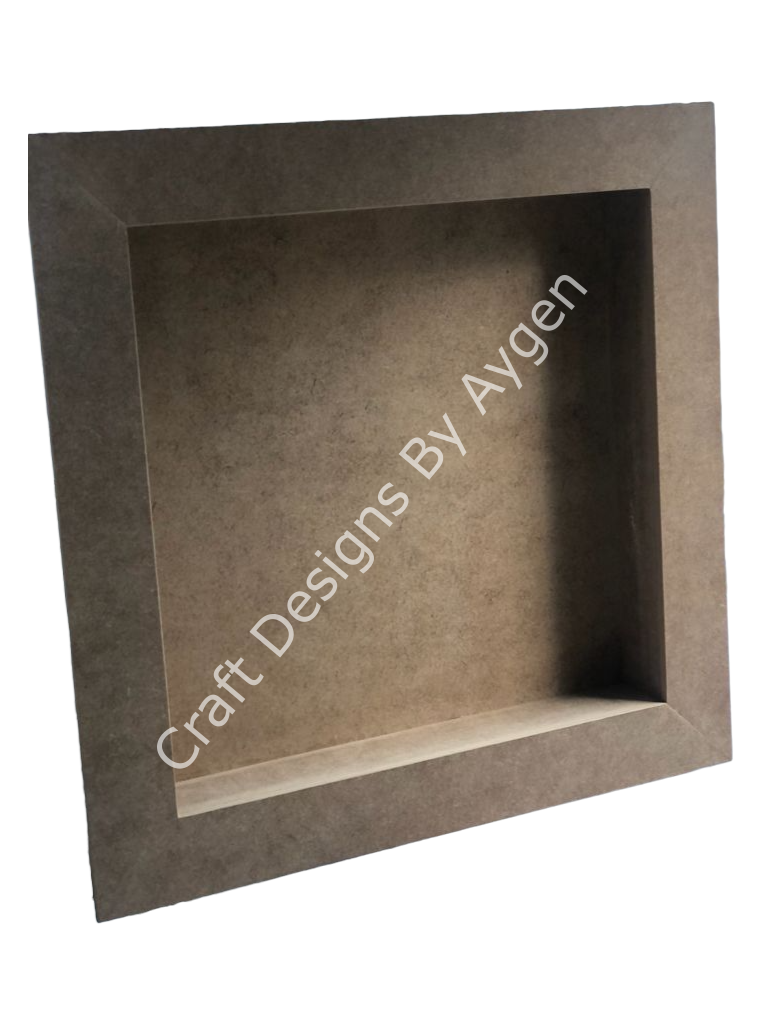 Boyanabilir Ahşap Ham Objeler -RÖLYEF KASA 120X50