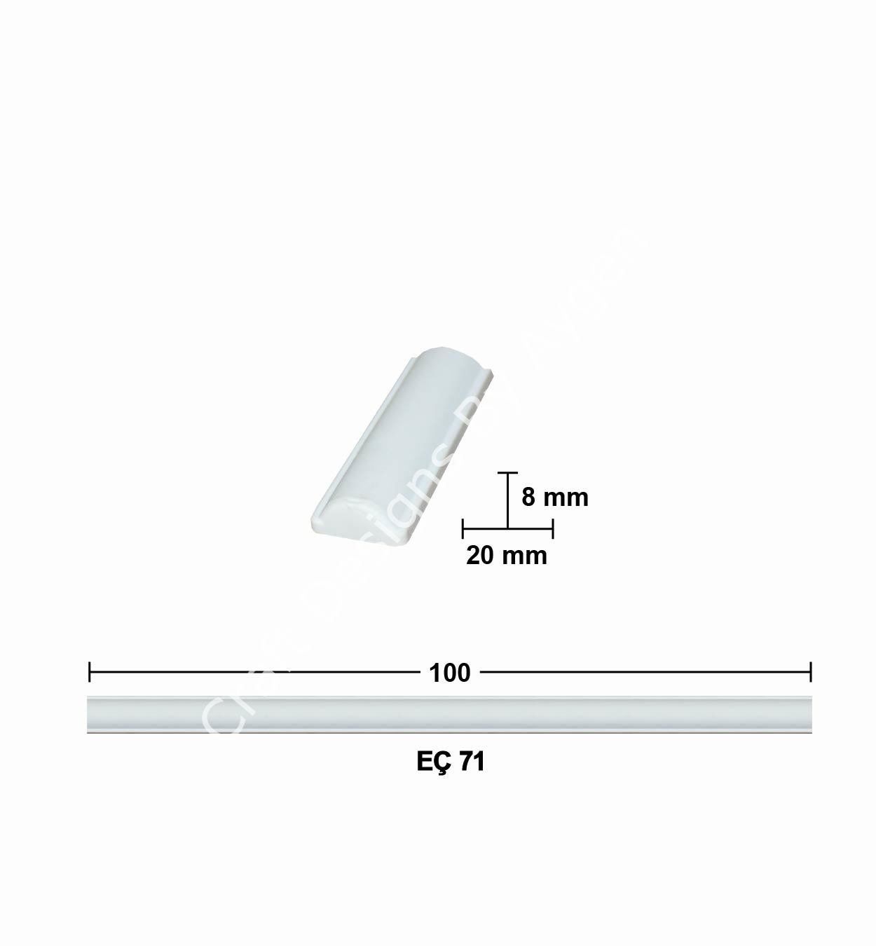 EÇ 71 100 cm ESNEK MOBİLYA ÇITASI