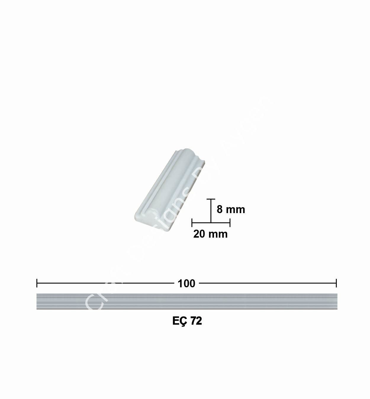 EÇ 72 100 cm ESNEK MOBİLYA ÇITASI