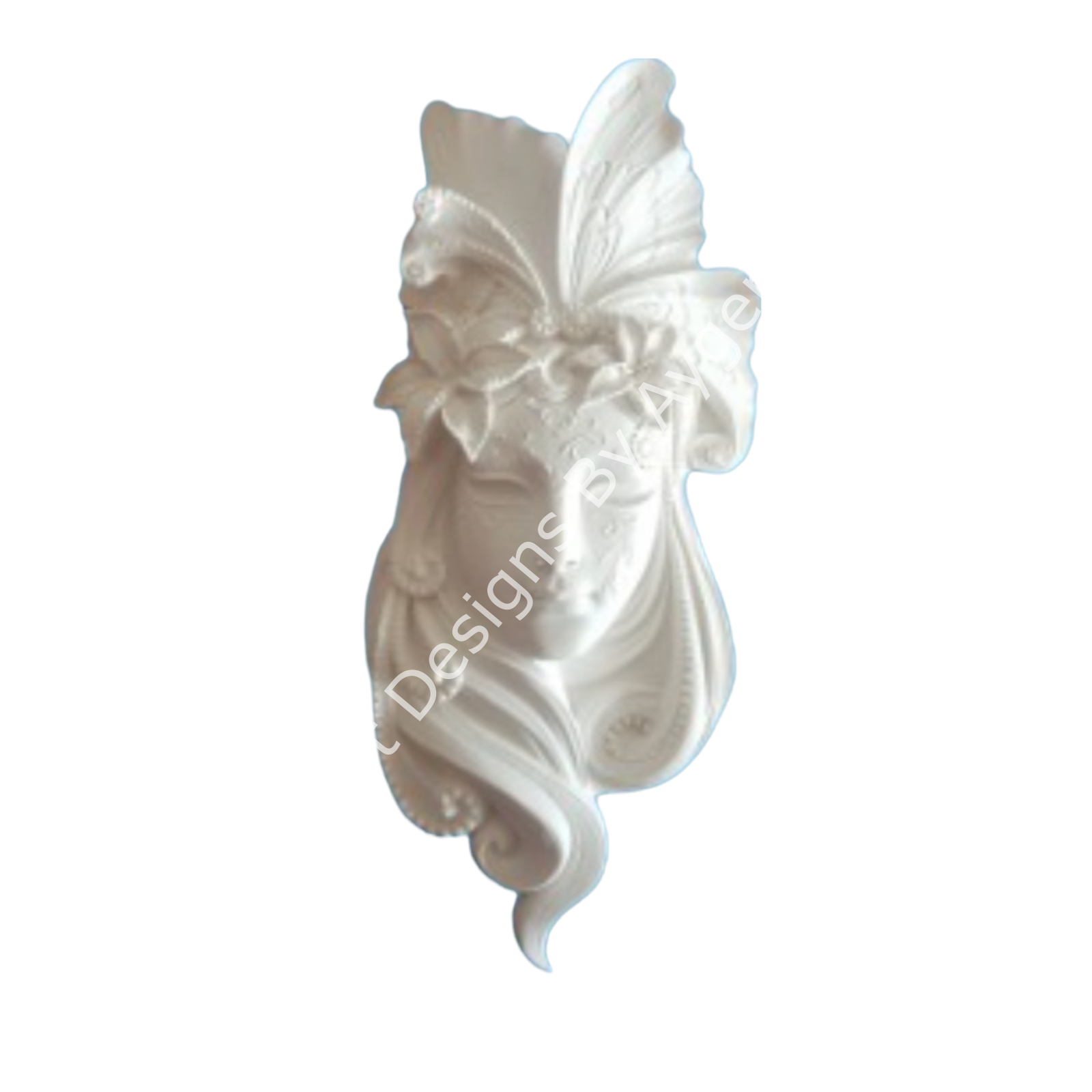 ÇİÇEKLİ KIZ MASK  30X13