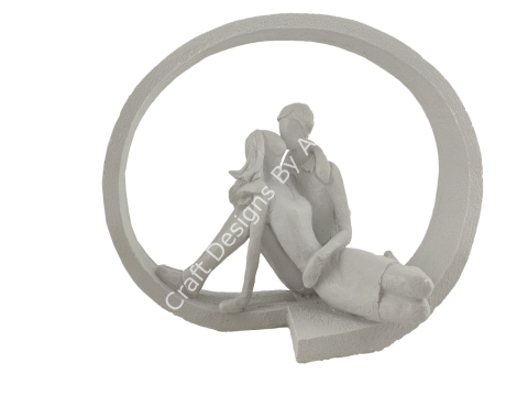 ÇEMBER İÇİNDE SEVGİLİLER 22X27 CM