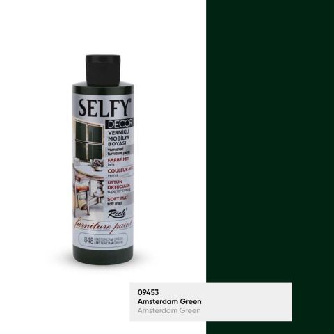 SELFY DECOR MOBİLYA BOYASI - AMSTERDAM GREEN