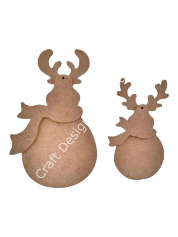 İKİLİ ATKILI GEYİK SÜS 20 x 10.5 cm ve 15 x 7 cm