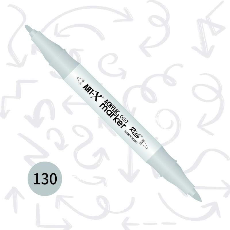 ART-X ACRYLIC MARKER DUO - BEYAZ