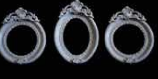 KÜÇÜK ÜÇLÜ ÇERÇEVE TAKIM (OVAL13,5X9,5CM-YUVARLAK 12,5X10,5 CM)