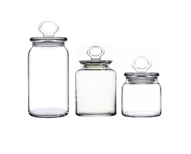Cam Kapaklı Kavanoz SET