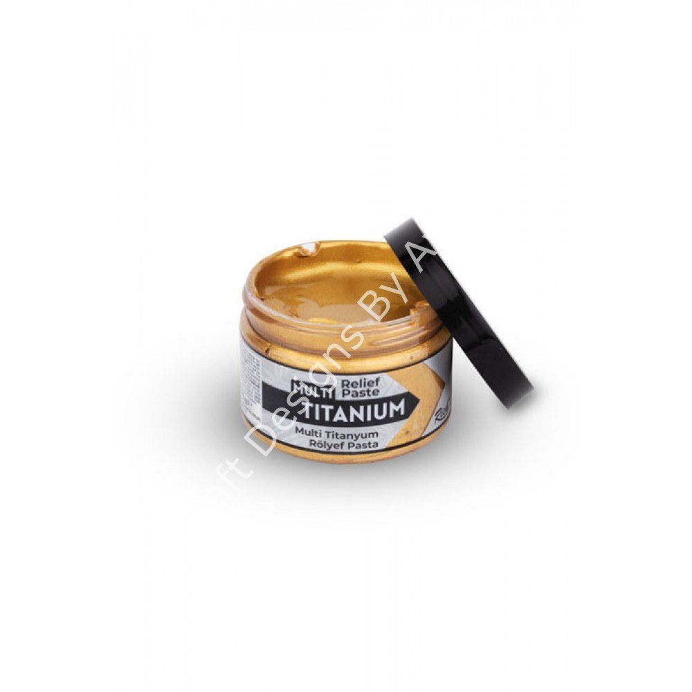 TİTANYUM RÖLYEF PASTA - ANTİK ALTIN 150ml