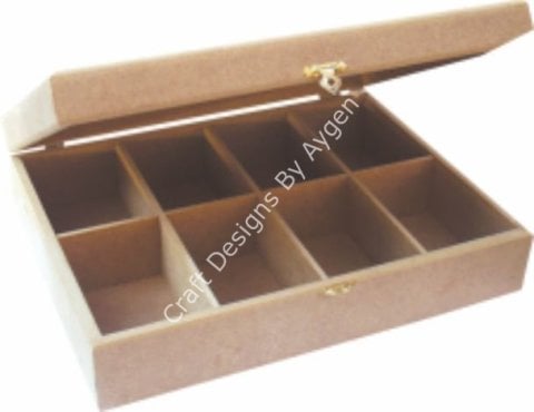 SEKİZ BÖLMELİ KUTU 8X30X20