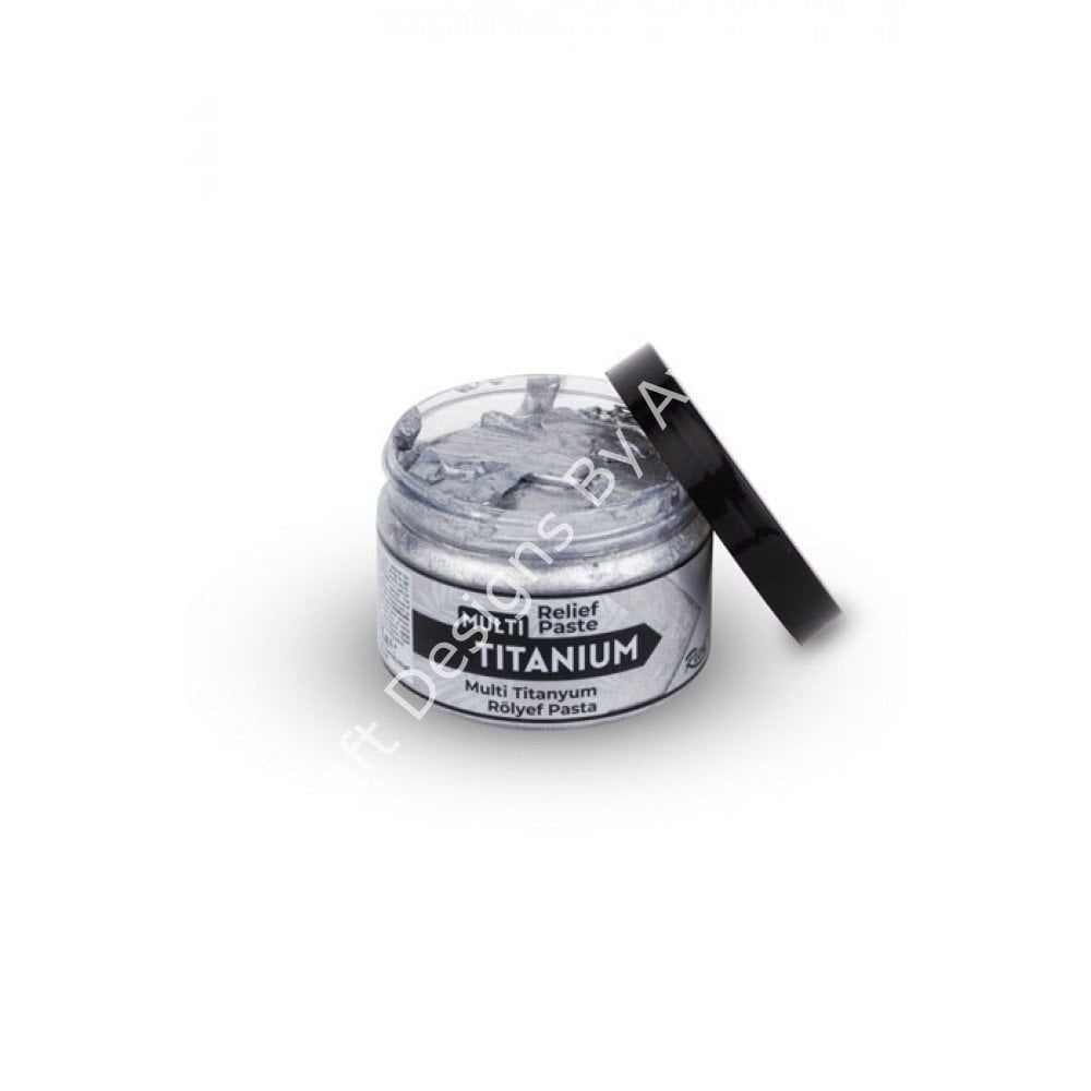 TİTANYUM RÖLYEF PASTA - GÜMÜŞ 150ml