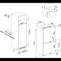 Franke FCB 320 NE E 2 Kapılı Ankastre Buzdolabı