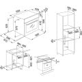 Franke Smart Linear 70 CM Ocak 90 CM Davlumbazlı Beyaz Cam Ankastre Set