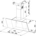 Franke Smart Linear Siyah Cam 60 Cm 3 Lü Ankastre Set
