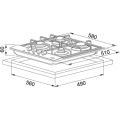 Franke Smart Linear 60 Cm İnox 4 lü Ankastre Set
