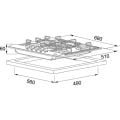Franke Smart Linear 70 Cm İnox 3 LÜ Ankastre Set