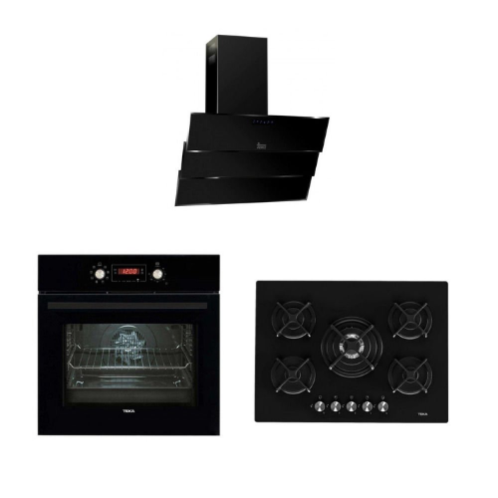 Teka CHEF 10 Kampanyalı 5 Gözlü Ocaklı Cam Ankastre Set