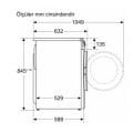 Siemens iQ300 Çamaşır Makinesi 9 kg 1400 dev./dak. - WG44A2Z0TR