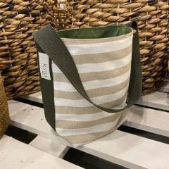 KIIRO STRIPED / KHAKI