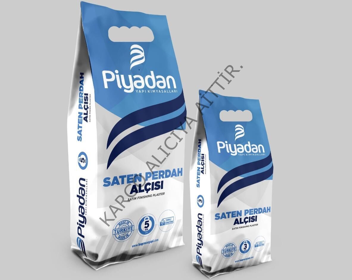 Piyadan Saten Perdah Alçısı (4 KG/Trb)