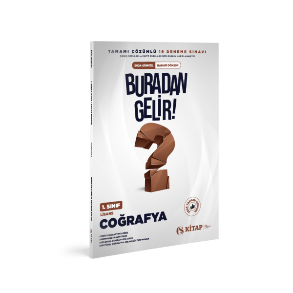 Coğrafya 1. Sınıf 2024 Bahar Deneme Kitabı