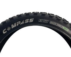 Compass 20x4.0 3mm Zırhlı Dişli Fat Bike Bisiklet Dış Lastik Siyah