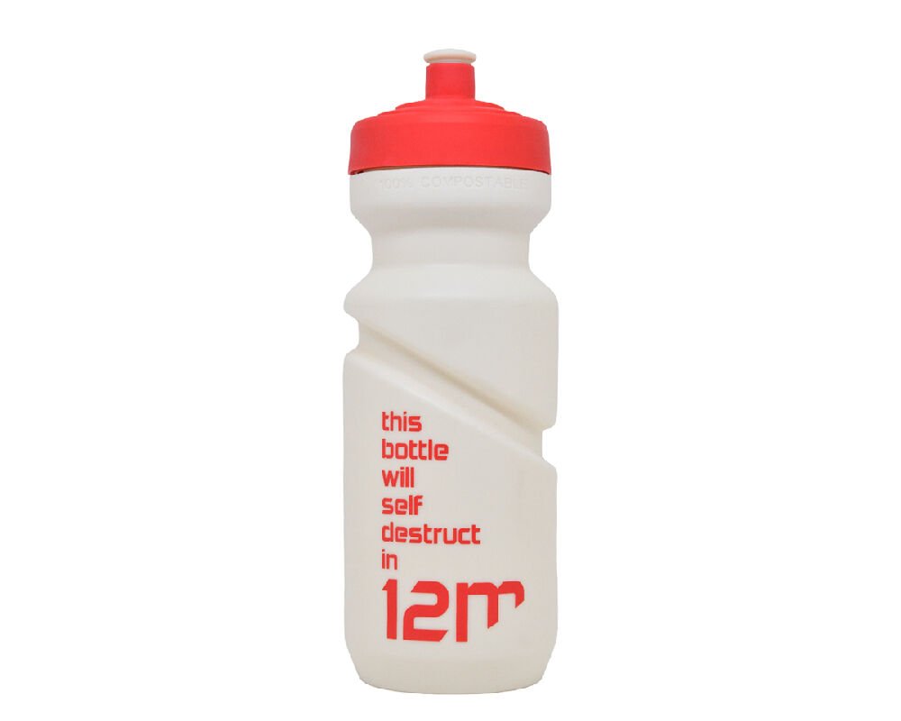 İmpact 12M Çözünebilir 700ml Bisiklet Matarası Beyaz