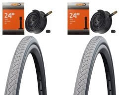 Schwalbe Marathon Plus 24x1.00 5mm Zırhlı Tekerlekli Sandalye Lastik Seti