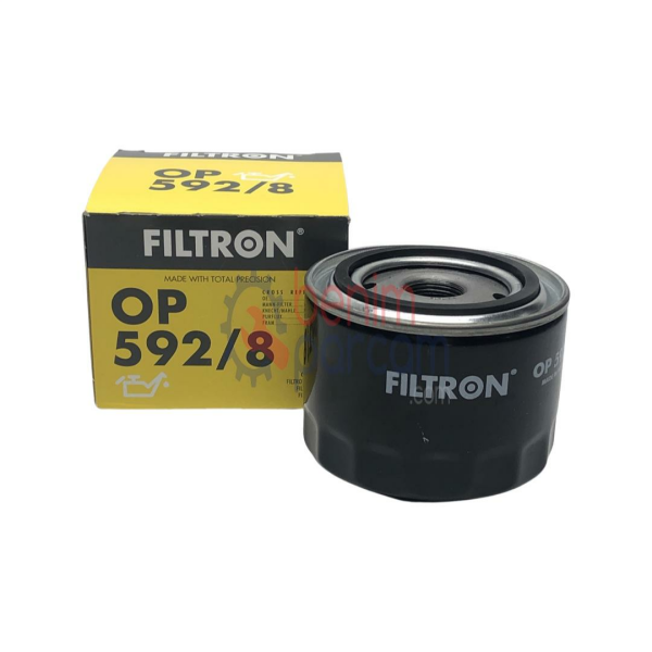 Filtron Yağ Filtresi Metal Atom FILTRON OP 592/8 (Fiat Ducato 2.3 Jtd İveco Daily 2.3 Jtd 06- Karsan J10 Jest 2.3 Jtd 13- E4 E5)