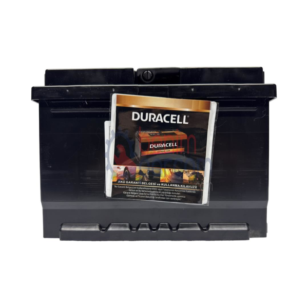 Duracell Akü DURACELL DS60 (Starter 12V Volt 60 AH Amper 60AH 480EN LB2 Düz Alçak Tip Ölçüleri: 241X175X175)