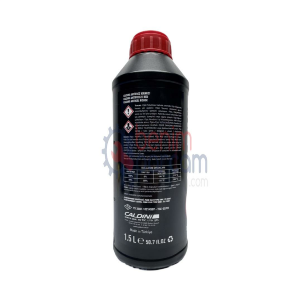 Caldını Antifriz CLN.03507 (1.5 Litre Kırmızı Konsantre -56 °C Allianz Sigorta Güvencesiyle)