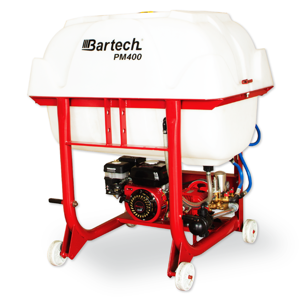 Bartech 7 Hp Benzin Motorlu Pülverizatör 400 Litre PM400-DİKEY İlaçlama Makinesi