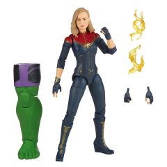 Marvel Legends The Marvels: Captain Marvel Aksiyon Figür (Build A Figure Totally Awesome Hulk)